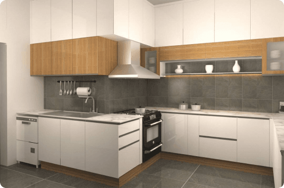Modular Kitchen interior design by Sannedhan Homes in Bengaluru — image 3
