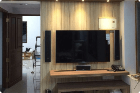 TV Units interior design by Sannedhan Homes in Bengaluru — image 2